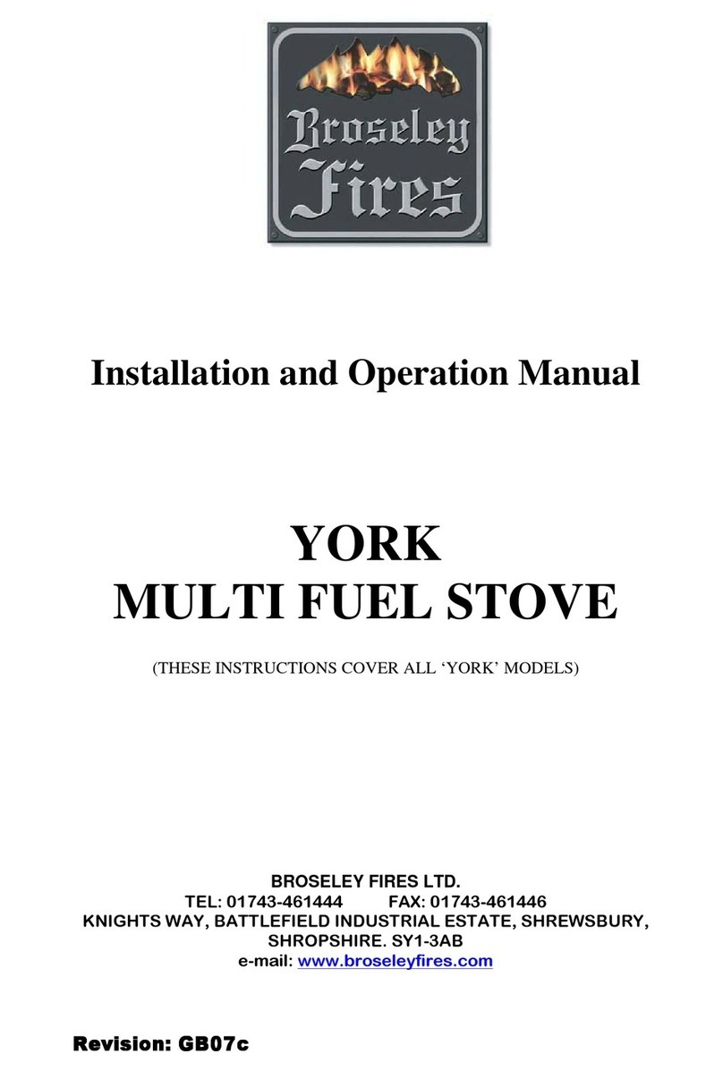 Broseley YORK Installation and operation manual