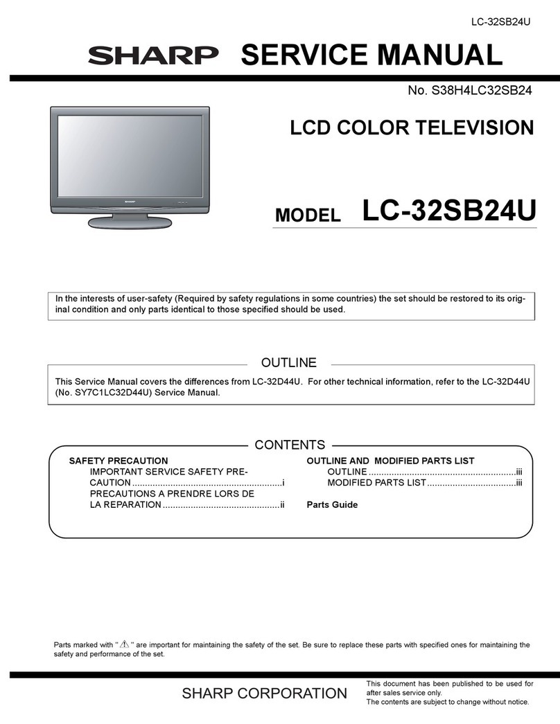 Sharp AQUOS LC-32SB24U User manual