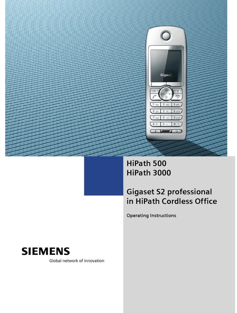 Siemens HiPath 500 User manual