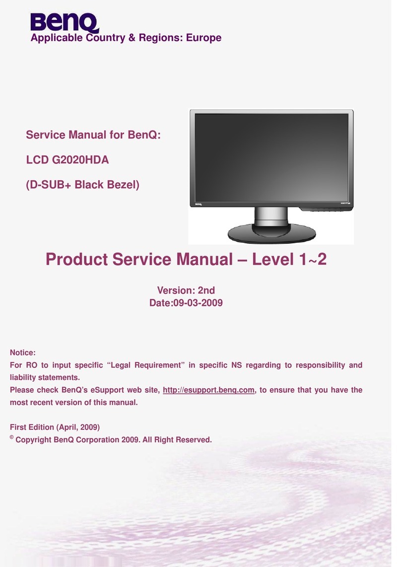 BenQ G2020HDA User manual