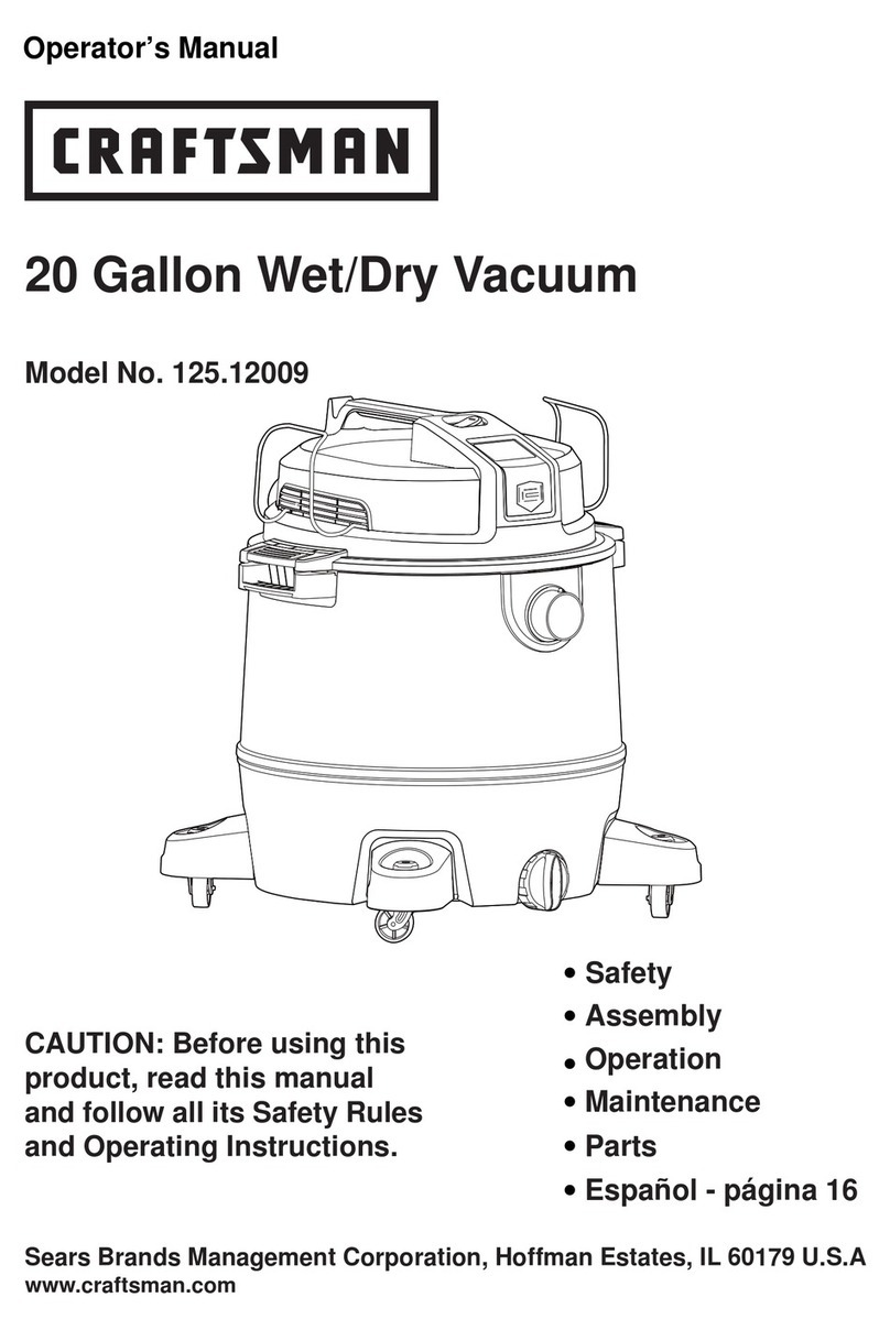 Craftsman 125.12009 Operator's manual Craftsman 125.12009 Operator's manual