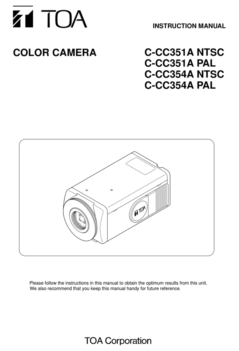 Toa C-CC351A NTSC instruction manual