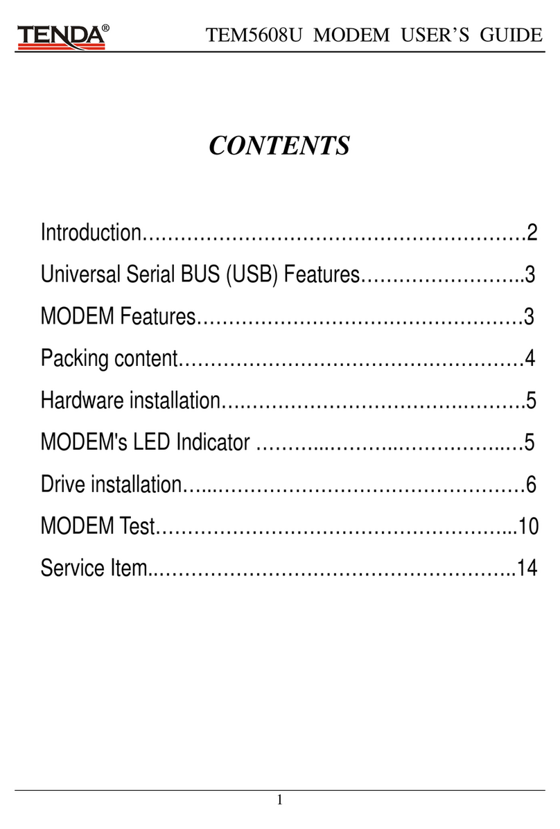 Tenda TEM5608U user guide