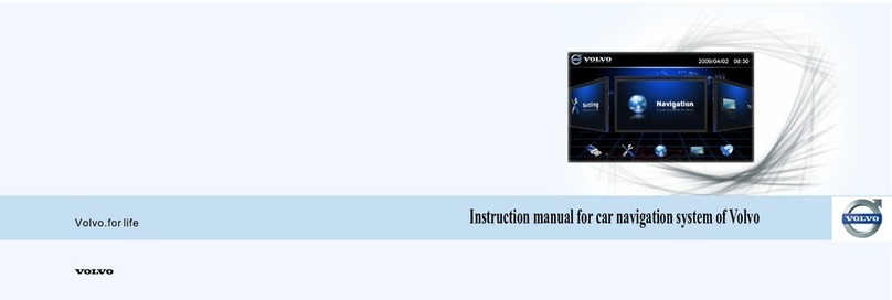 Volvo Car navigation system User manual