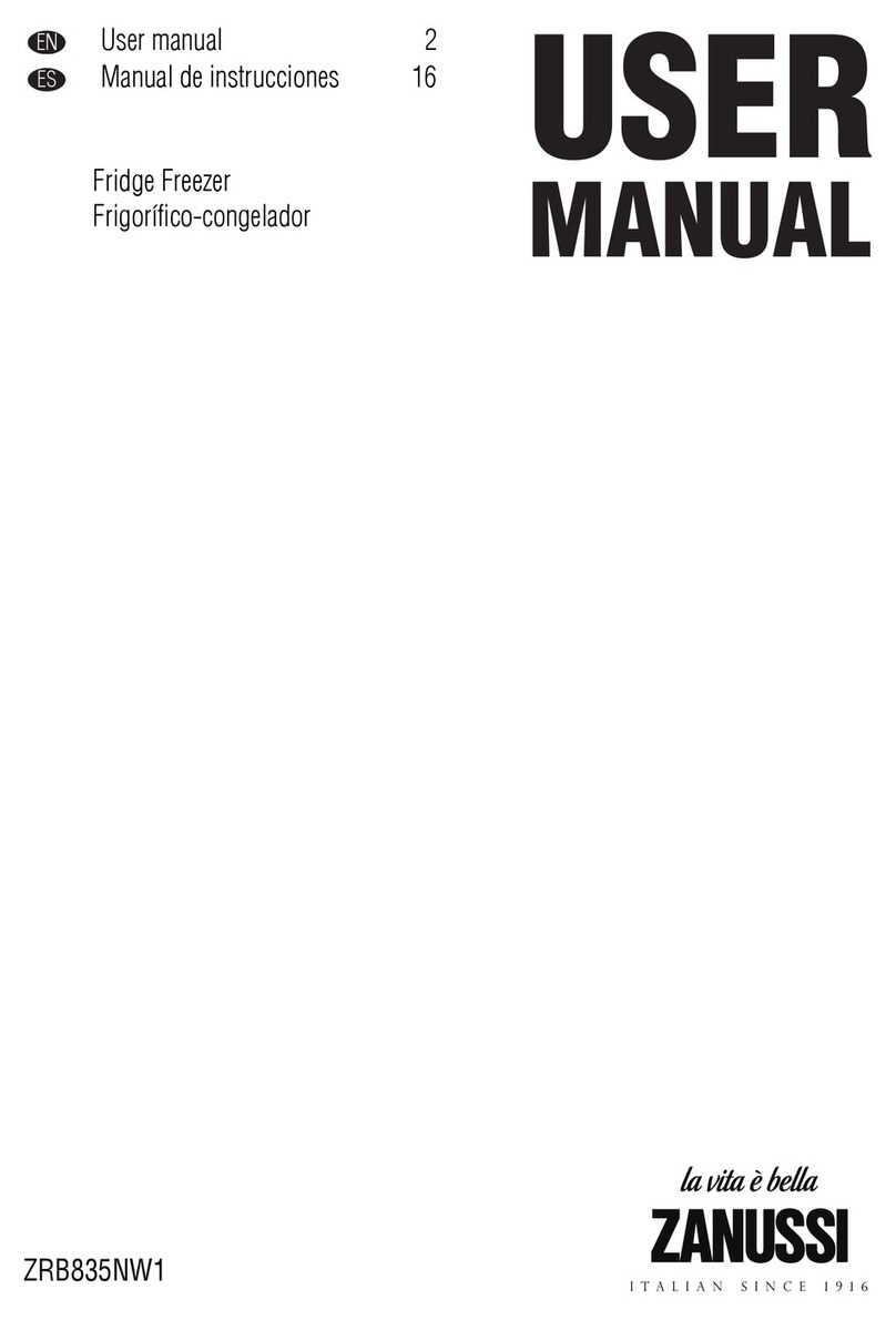 Zanussi ZRB835NW1 User manual