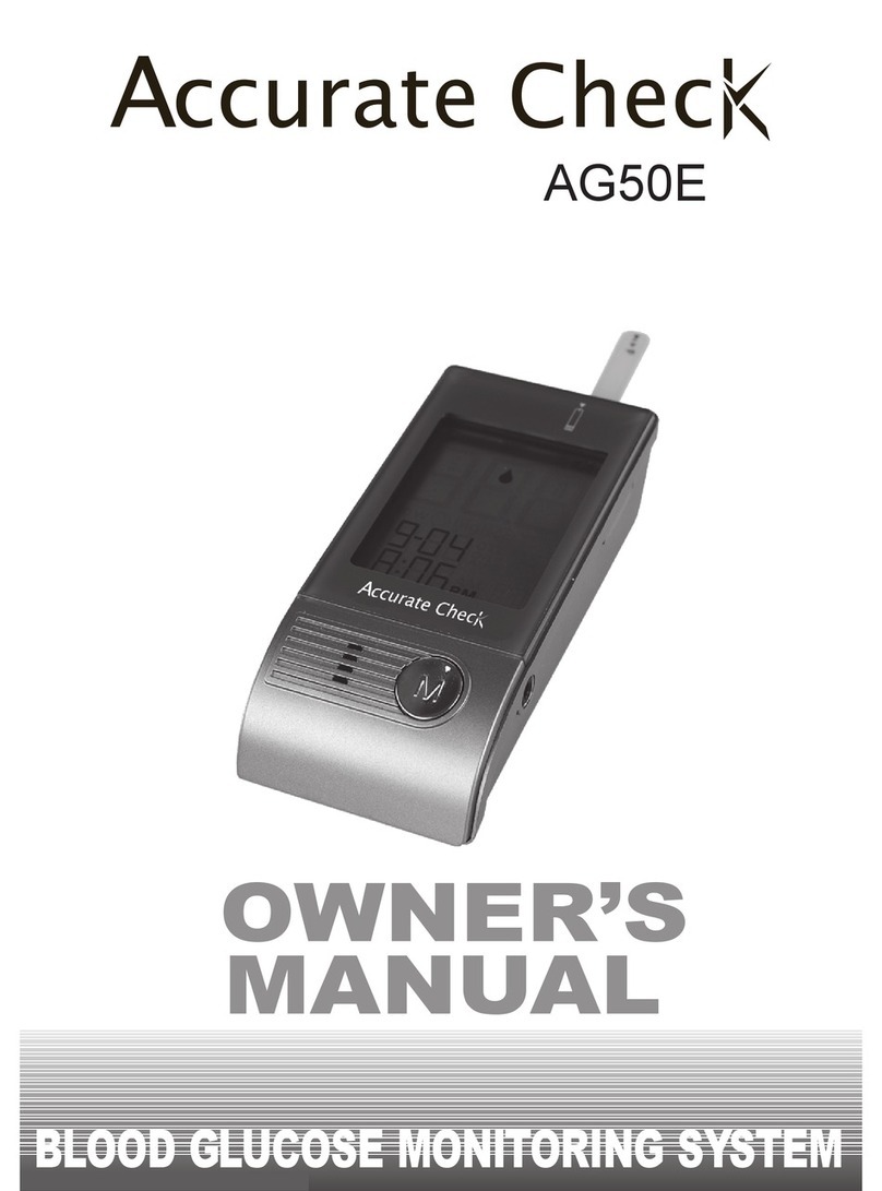 Biocare AccurateCheck AG50E User manual