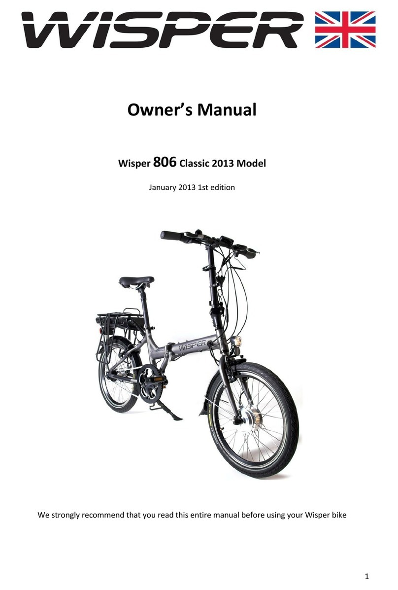 Wisper 806 Classic 2013 owner's manual