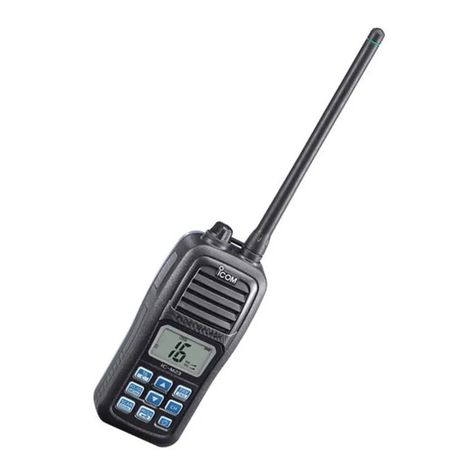 Icom IC-M23 instruction manual