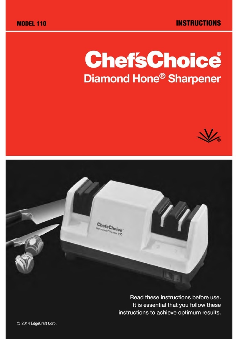 Edge Craft Chef'sChoice 110 instructions
