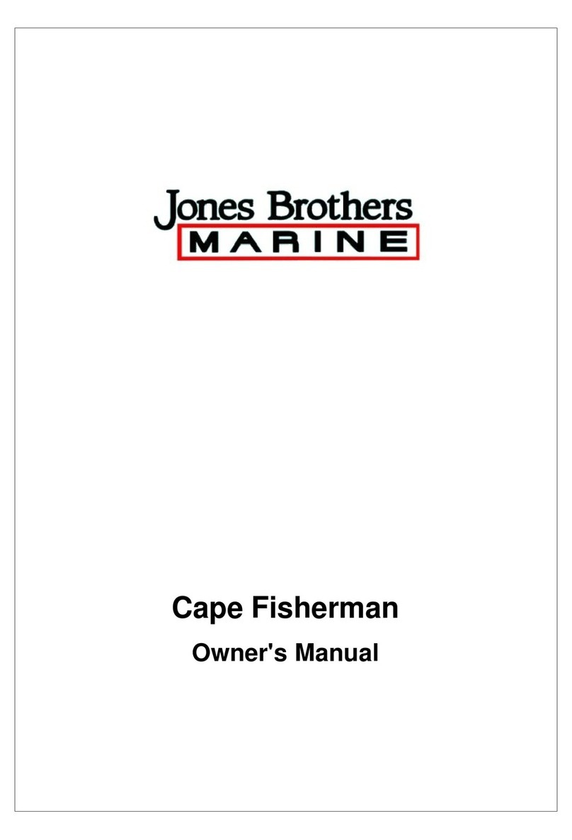 Jones Brothers Cape Fisherman owner's manual