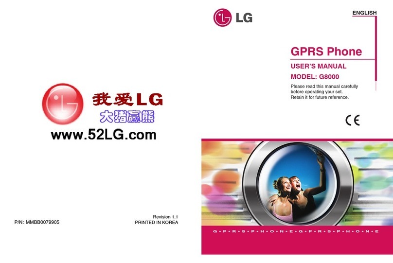 LG G8000 User manual