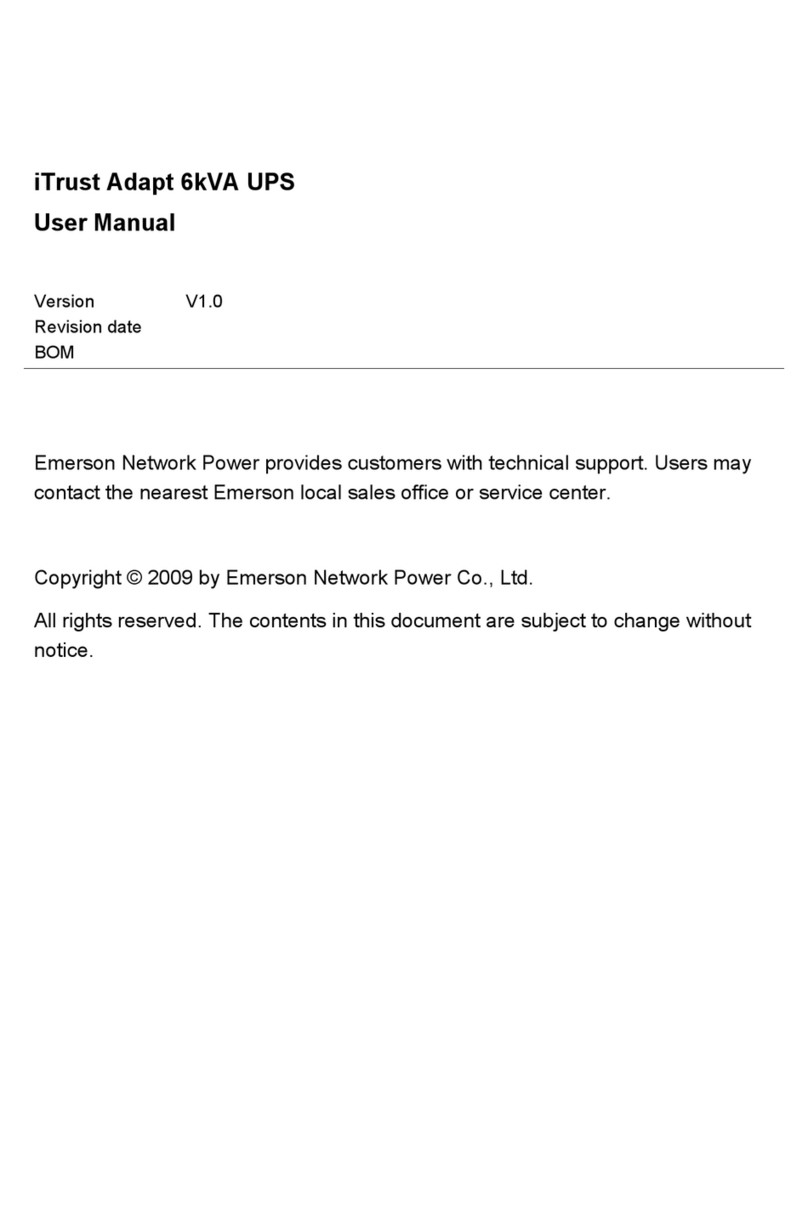 Emerson Adapt User manual