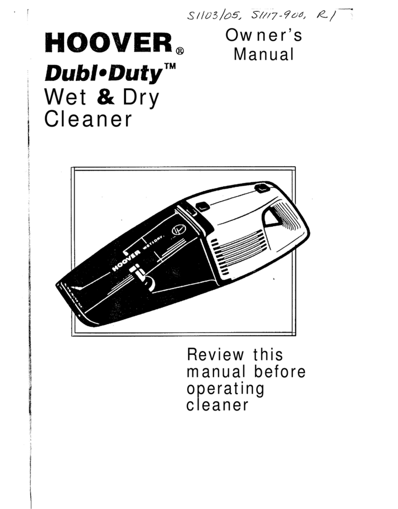 Hoover Dubl-Duty User manual
