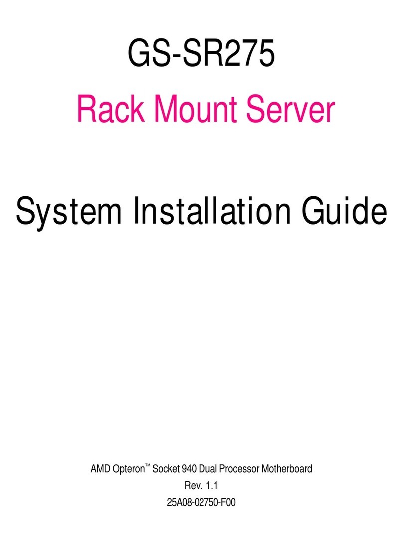 Gigabyte GS-SR275 User manual