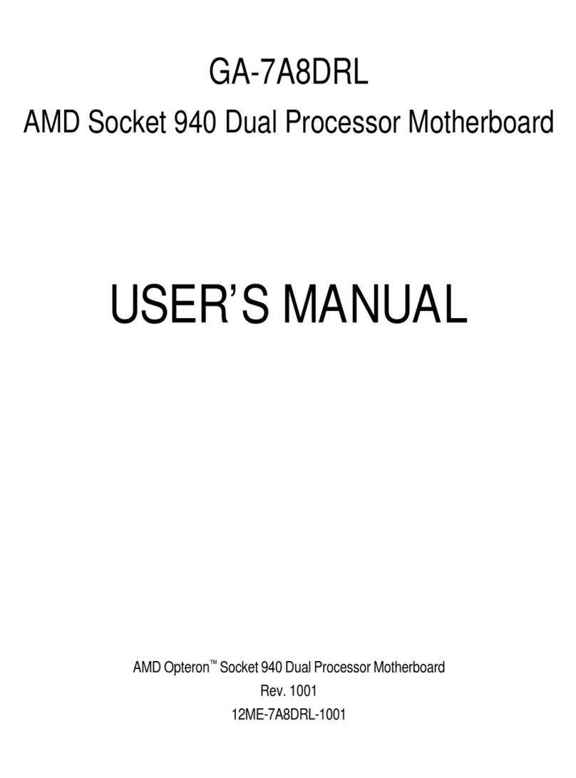 Gigabyte GA-7A8DRL User manual
