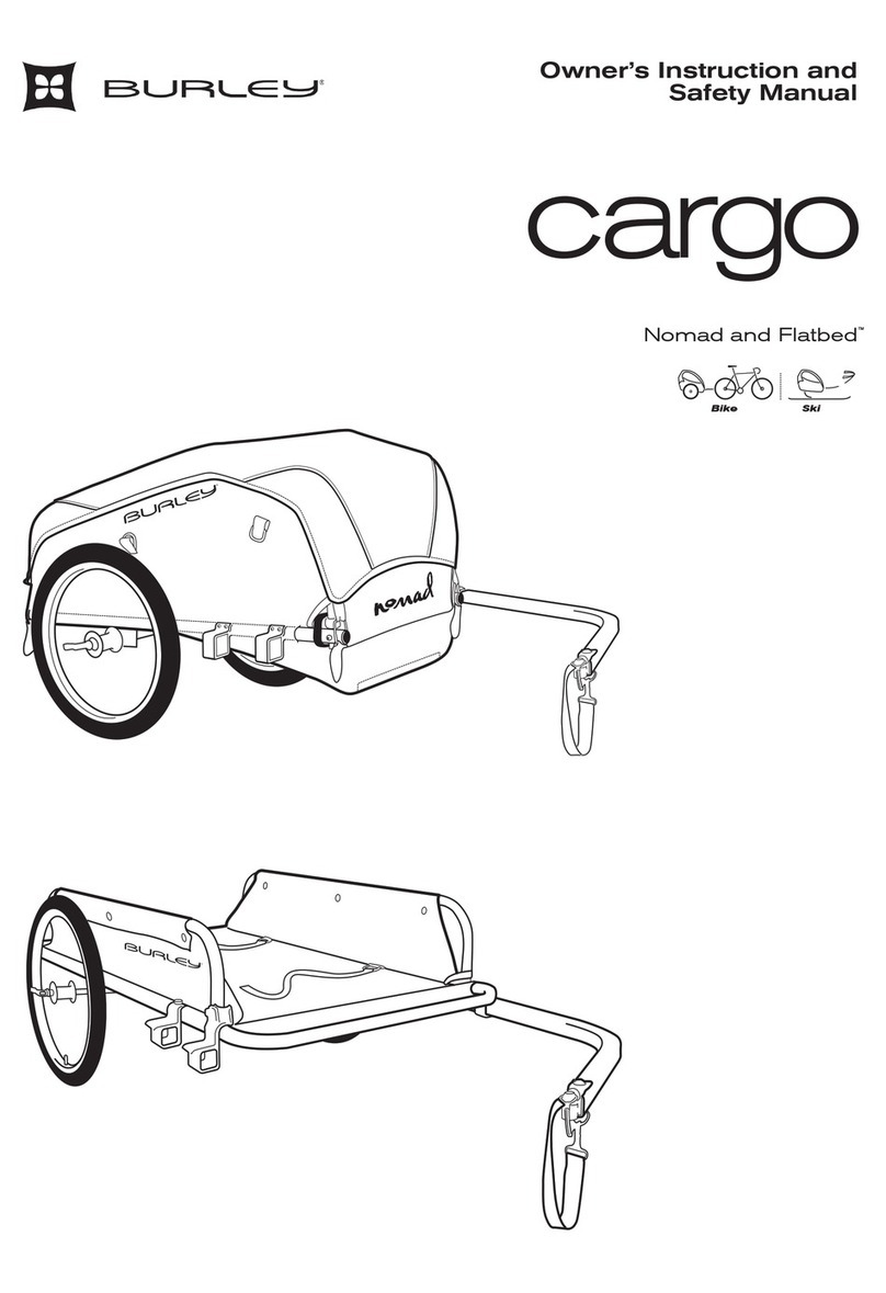 Burley cargo Owner's instruction & safety manual