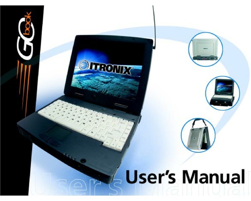 Itronix GoBook (IX250) User manual
