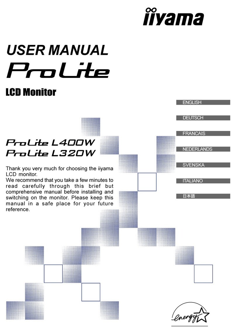 Iiyama Prolite L400W User manual