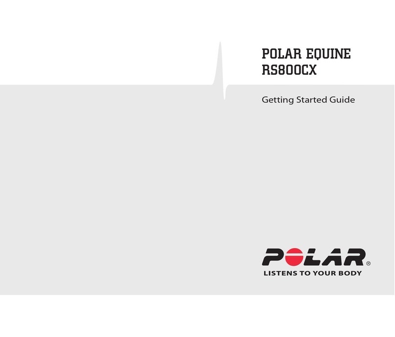 Polar Electro Equine RS800CX Getting started guide Polar Electro Equine RS800CX Getting started guide