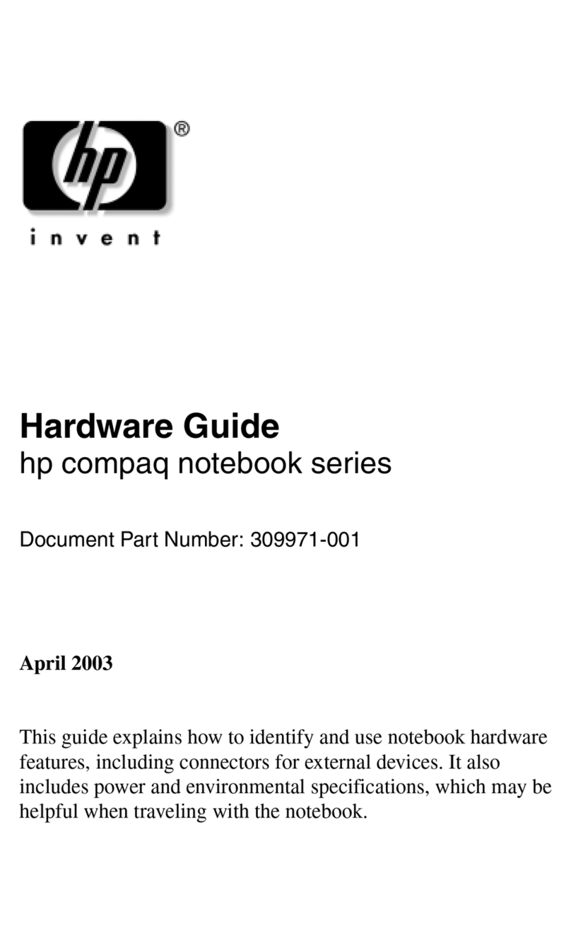 HP Compaq Notebook Installation instructions