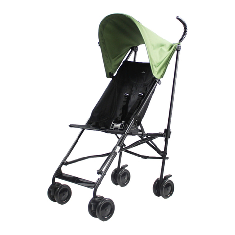 Baby Trend Umbrella Stroller with Canopy User manual