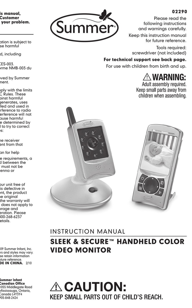 Summer Sleek & Secure 02290 User manual