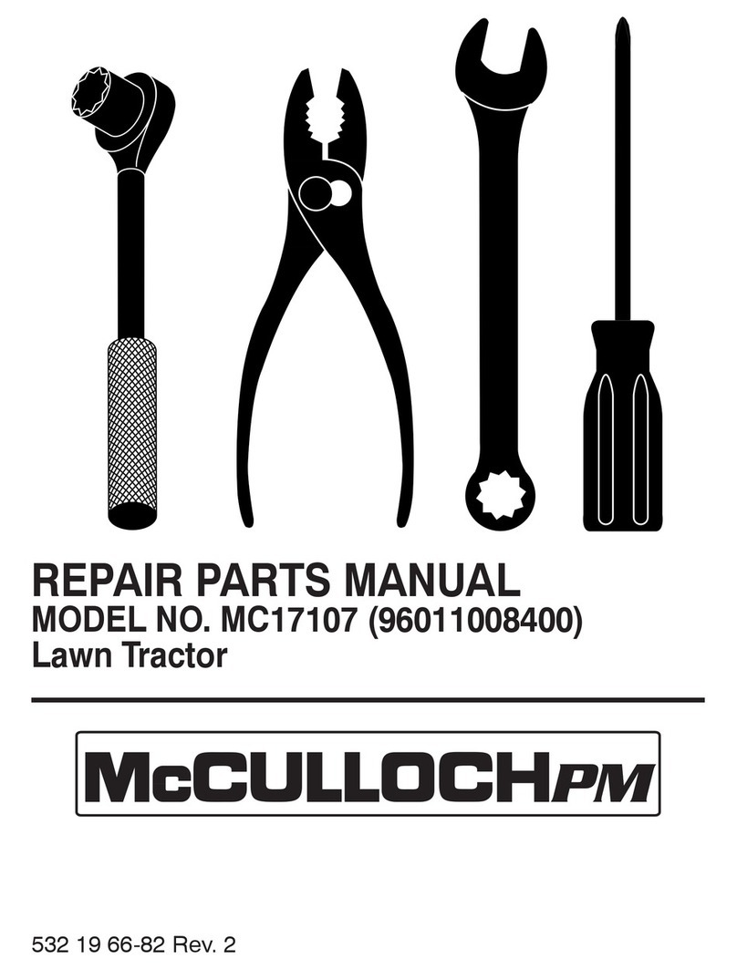 McCulloch MC17107 Repair parts manual