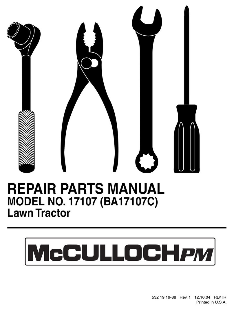 McCulloch 17107 Owner's manual