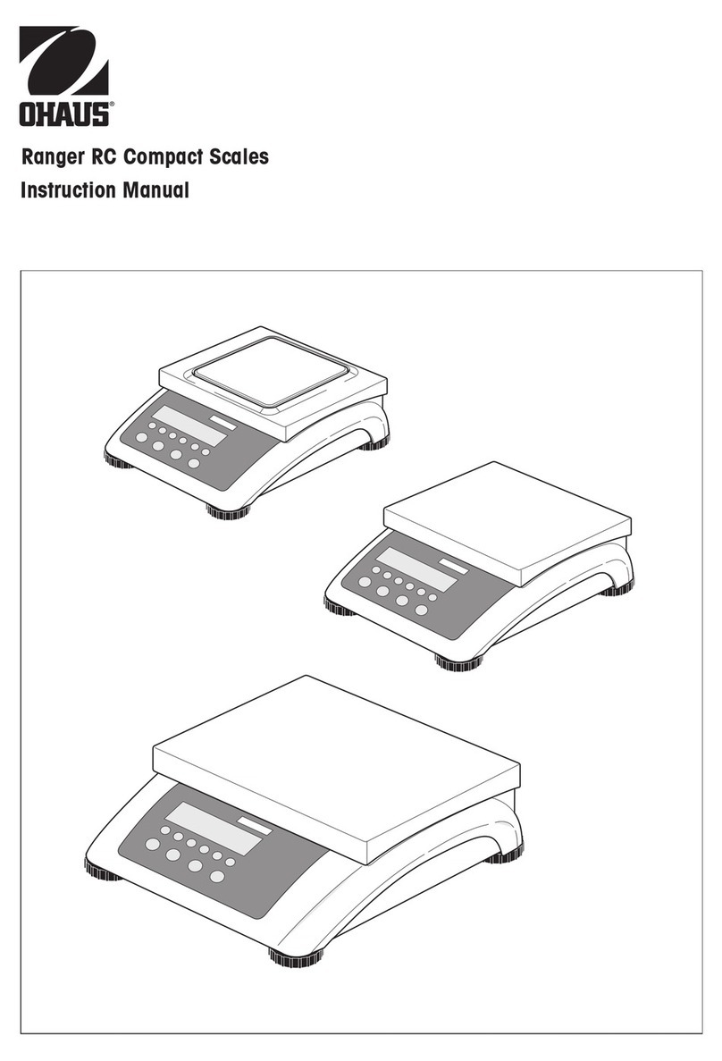 OHAUS Ranger RC User manual