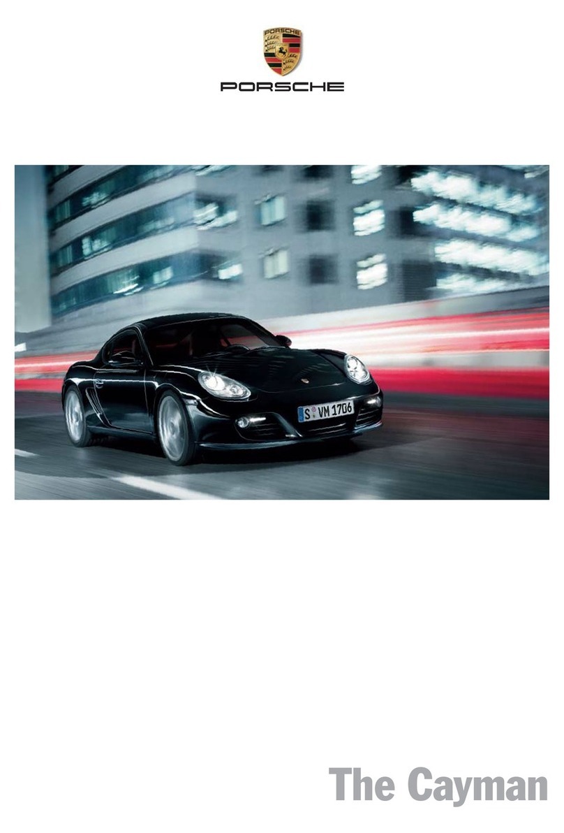 Porsche CAYMAN - Instruction Manual