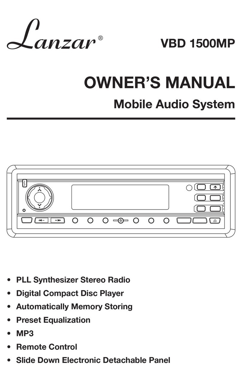 Lanzar VBD 1500MP owner's manual