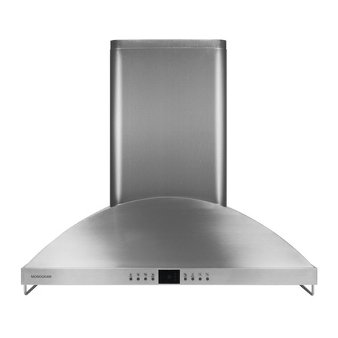 Monogram Monogram Vent hood installation instructions