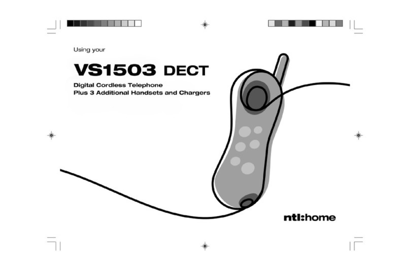 NTL VS1503 dect User manual