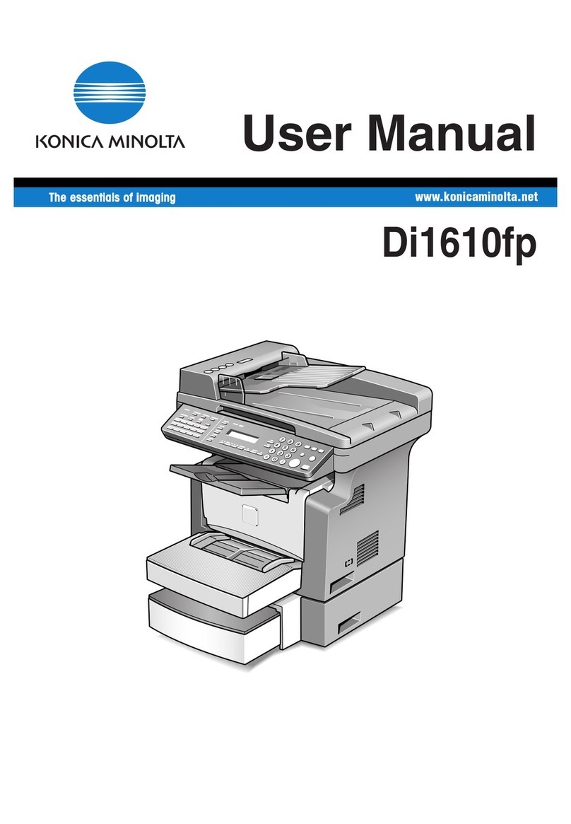 Konica Minolta Di1610fp User manual