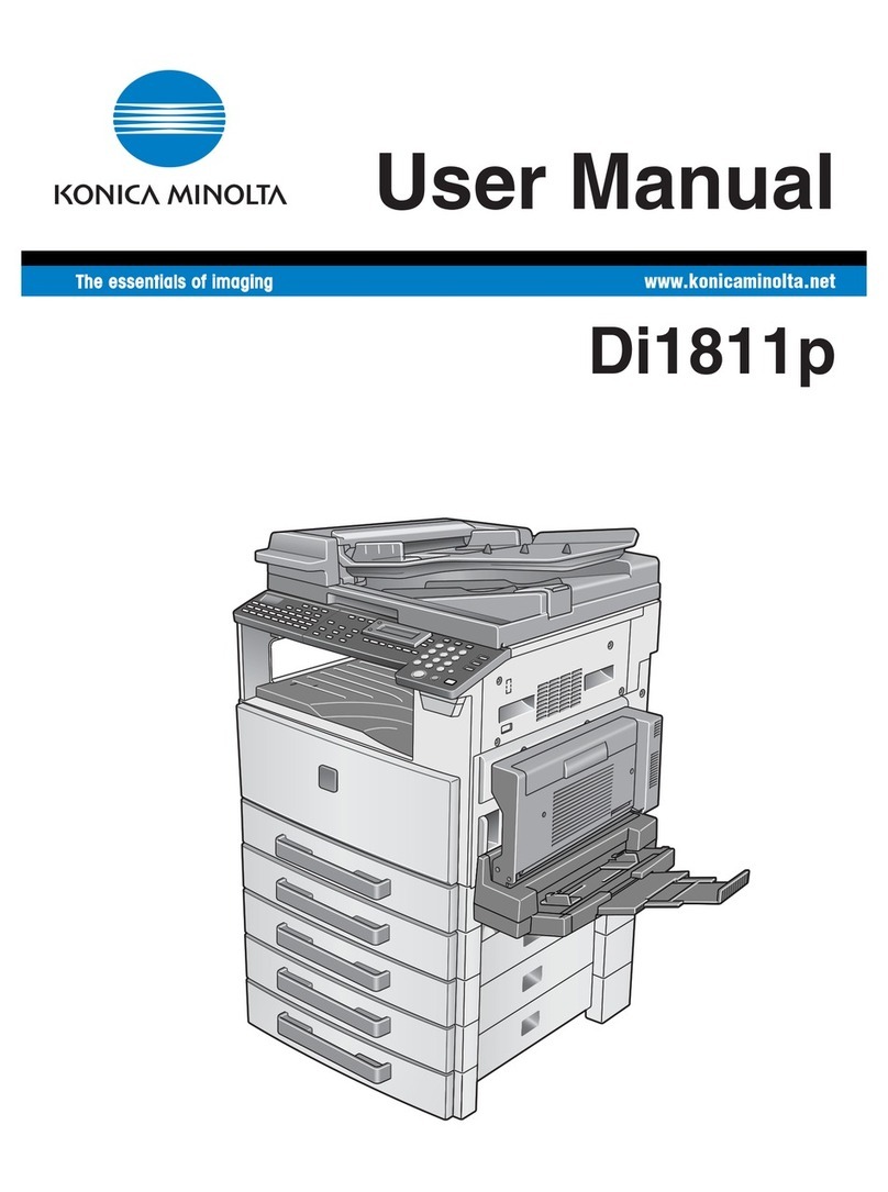 Konica Minolta Di1811p user manual