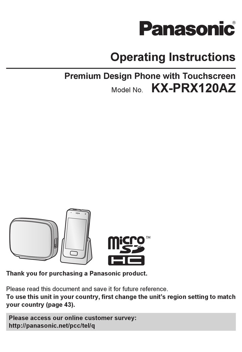 Panasonic KX-PRX120AZ operating instructions