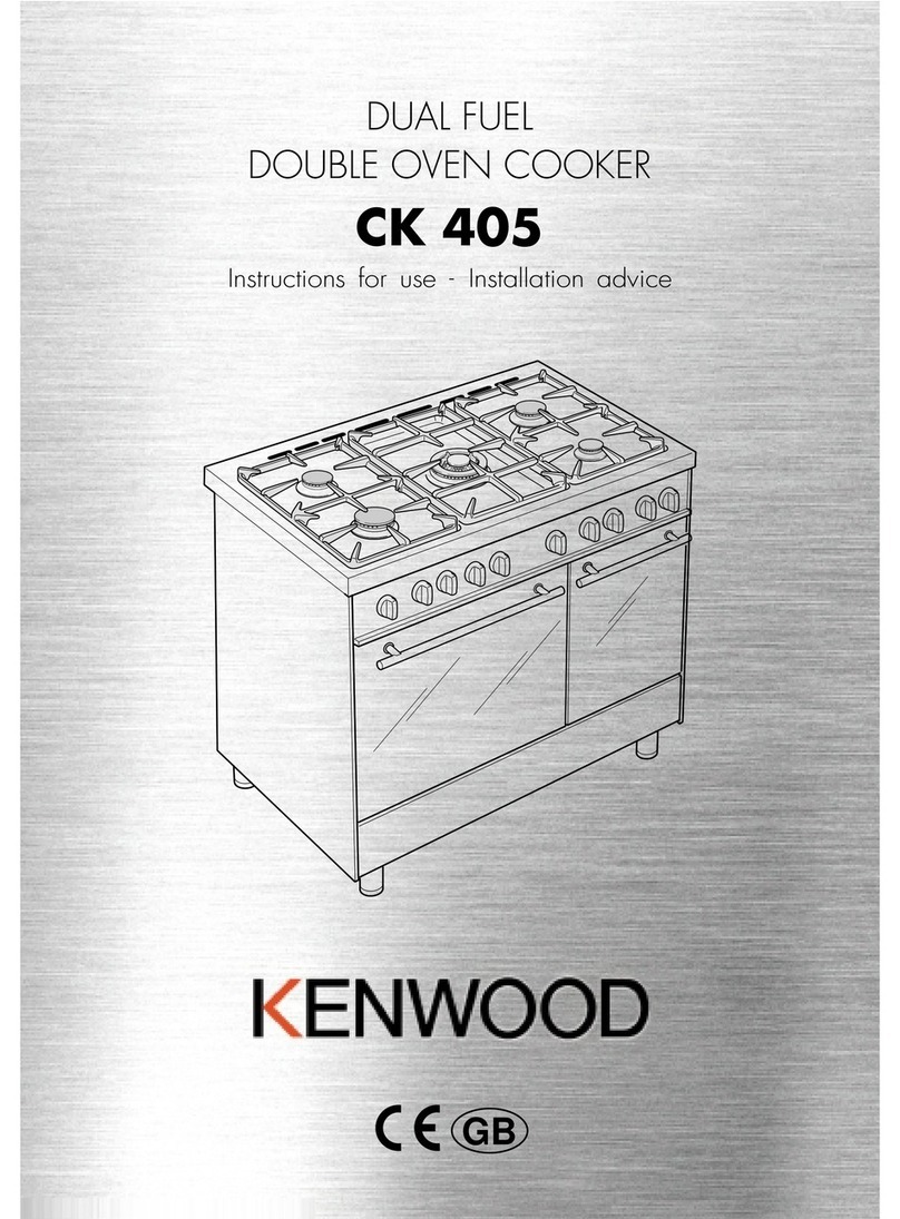 Kenwood CK 405 Instructions for use - installation advice
