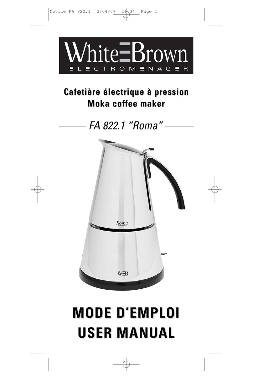 White and Brown FA 822.1 "Roma" user manual