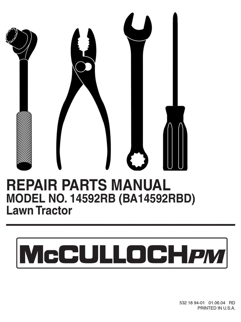 McCulloch 14592RB Owner's manual
