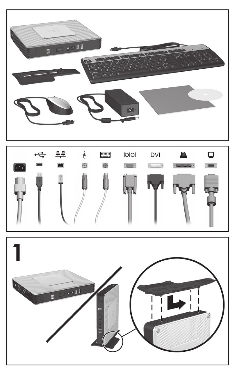 HP Compaq t5730 User manual