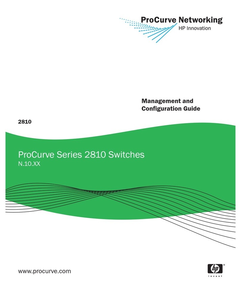 HP ProCurve Series 2810 User manual
