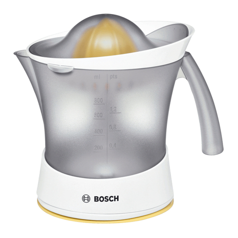 Bosch MCP 3500 UC User manual