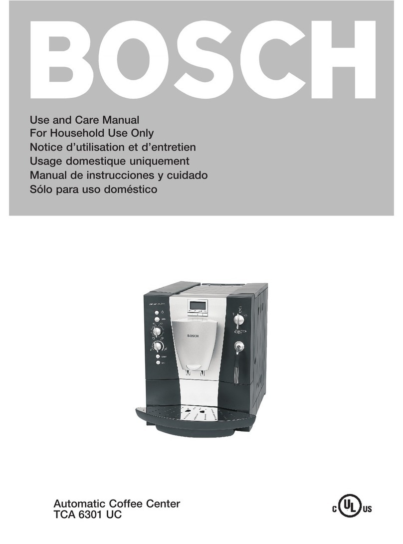 Bosch TCA 6301 UC User and care manual