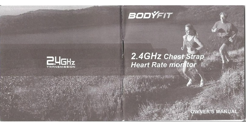 Bodyfit Heart Rate Monitor User manual