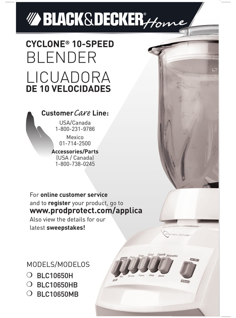 Black & Decker CYCLONE BLC10650H Installation instructions