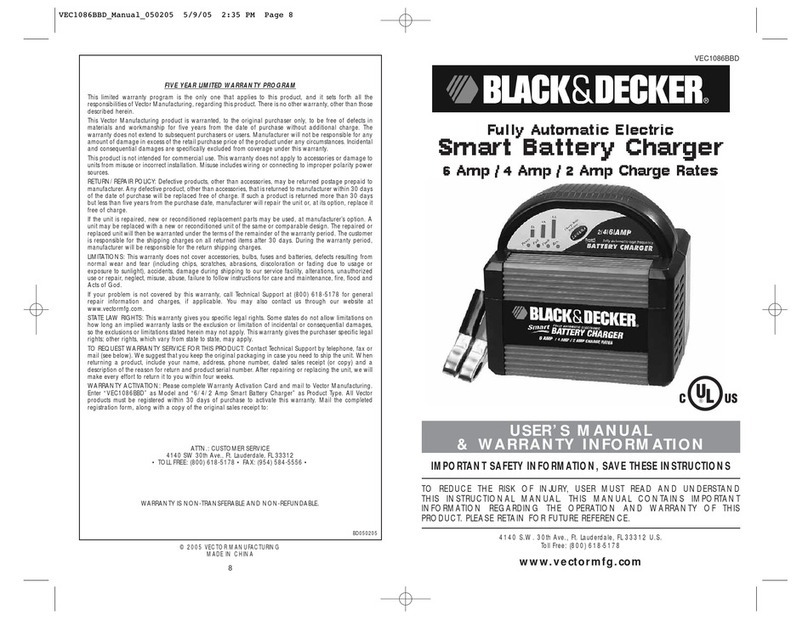 Black & Decker VEC1086BBD user manual