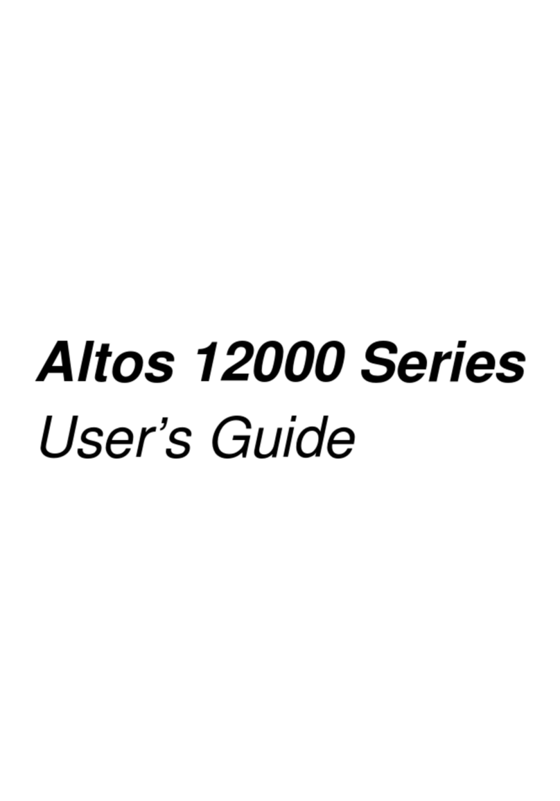 Acer Altos 12000 Series User manual Acer Altos 12000 Series User manual