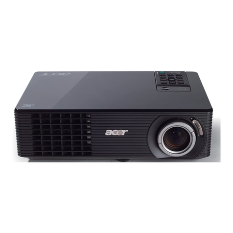 Acer X1160 Serie Service manual