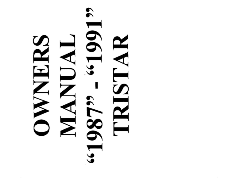 MasterCraft Tristar owner's manual