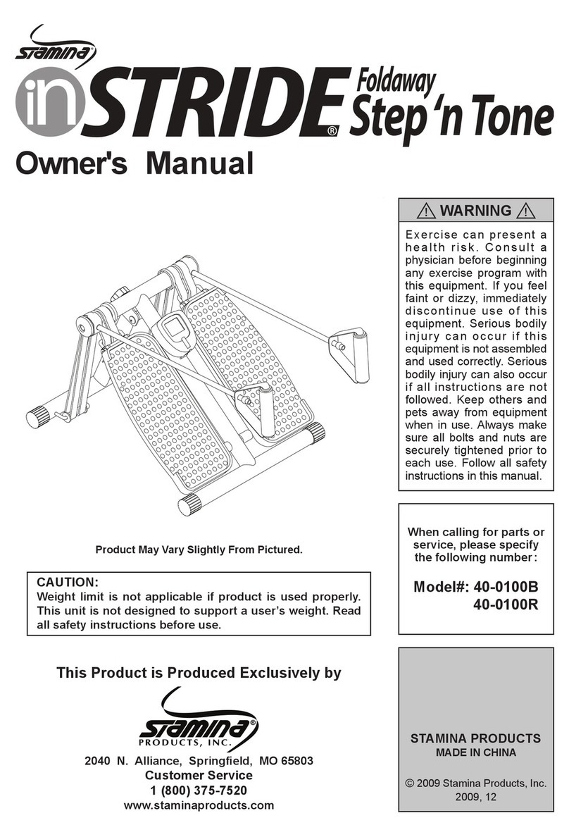 Stamina 40-0100B User manual